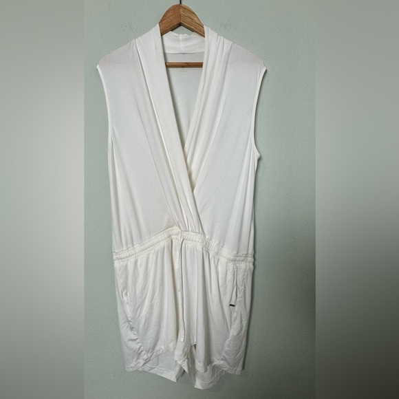 UGG Kami Ivory White Faux Wrap Buttery Soft Romper Size XL - Picture 2 of 7